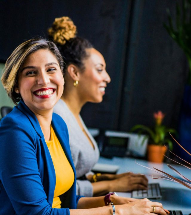 Smiling business woman